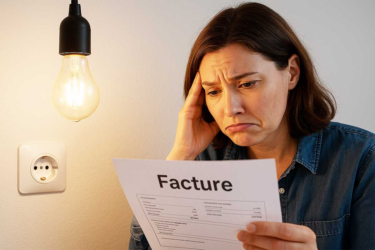 Facture d'électricité élevée et choc de la facture